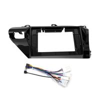 Estéreo Placa de Salpicadero Kit para Toyota para REVO para HILUX 2016-2019 Marco 10,1 Pulgadas Radio Coche Fascia DVD Dash Kit Conjunto de Panel de Radio(Right with Cord)