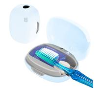 Esterilizador Cepillo Dientes Portátil UV Recargable | Higienizador Cepillo Dientes USB - Esterilizador Dental Ultravioleta y Estuche para Viajes, Hogar y Oficina