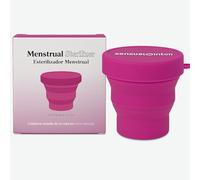 Esterilizador Copa Menstrual Eureka!Cup - Recipiente Microondas para Esterilización en 3 Minutos - Limpiador Copas Menstruales - Silicona Segura