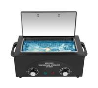 Esterilizador de aire caliente, 300W 1.5L Esterilizador, 50-220°C Desinfección por esterilizador de aire caliente con temporizador y indicador luminoso para peluquería (negro)