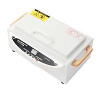 Esterilizador de aire caliente de 500 W, 0-250 °C, esterilizador médico con interior de acero inoxidable para salones de uñas, cosméticos, desinfección rápida y control de temperatura