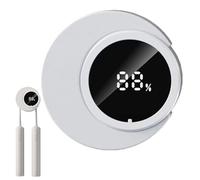 Esterilizador De Cepillos De Dientes - Máquina De Limpieza Inteligente Sin Perforación | Soporte Para Limpiador De Cepillos De Dientes Montado En La Pared, Accesorios De Baño Con Luz UV Para Hombres,