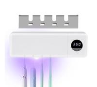 Esterilizador de de Dientes UV: Rejilla de de baño, Organizador de Colgantes de Pared, Estuche de Inteligente | Soporte de de Dientes de Secado al Aire para Uso en el h