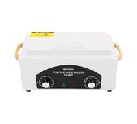 Esterilizador Frascos Esterilizador De Uñas Autoclave Esterilización Tarros De Limpieza De Metal De Alta Temperatura, Con Temporizador, Spa, Manicura, Pedicura, Barbería, 300W, 50-220 ℃