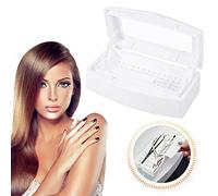 Esterilizador Manicura Pedicura Desinfeccion bandeja para herramientas de uñas tijeras Limpiador de cajas con cesta autodrenante Organizador para Salones de Belleza Peluquería