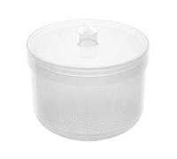 Esterilizador para herramientas de uñas, recipiente desinfectante para manicura de salón, caja con fino para limpieza de casa y salón de pedicura, Color blanco., Fare riferimento alla descrizione