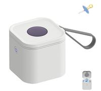 Esterilizador portátil para chupete, 70 veces de uso por carga, esterilizador para biberones, caja de esterilización UV para chupetes 99,99% de esterilización en 3 minutos, compartimento interior gris