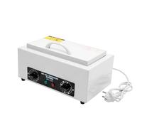 Esterilizador profesional de aire caliente de 300 W, desinfección a alta temperatura a 200 °C, para salón de uñas y cosméticos, acero inoxidable con lámpara UV, eliminación de gérmenes más rápida (392