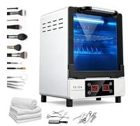 Esterilizador UV de Alta Temperatura, 12L Esterilizador de Aire Caliente con Control de Temperatura y Temporizador, Desinfección y Secado 2 en 1, para Salones Dentales y de Uñas, Peluquerías