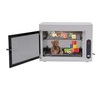 Esterilizador UV LED Caja desinfectante de 2 capas para herramientas de manicura de alta temperatura, con ajustes de temporizador, armario UV de 220 V