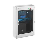 Royal Catering Esterilizador UV Para Cuchillos RC-KSSS201 (Para 14 cuchillos, Carcasa de acero inoxidable y puerta de vidrio acrílico, Temporizador 60 min)