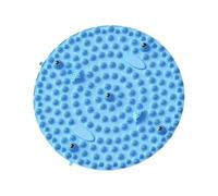 Esterilla Acupresion Baño de la yoga estera del cojín masaje pie silicón, tipo múltiple punto presión for el gimnasio, dormitorio(Blue round)