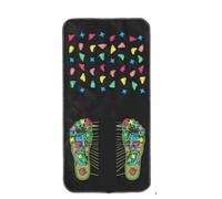 Esterilla Acupresion Cojín de masaje pies, almohadilla pierna adoquines simulación, estera relajante, acupresión para la relajación(35CM x 70CM)