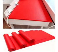 Esterilla Aislante Almohadilla de Caucho Aislante eléctrico, tapete Resistente para Reparaciones eléctricas y sitios Alto Voltaje, Aislamiento techos(Red,315''x39'' (8mx1m))