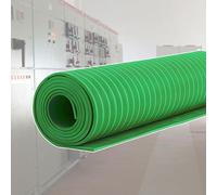 Esterilla Aislante Antideslizante Alta Tensión, Alfombrilla Goma Cortable Resistente Al Calor, Eléctricas, para Cubrir El Suelo En Proyectos De Ingeniería(Green,4ft*0.11in/1.2m*3mm)