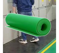 Esterilla Aislante Antideslizante Alta Tensión, Alfombrilla Goma Cortable Resistente Al Calor, para Cubrir El Suelo En Proyectos De Ingeniería(Green,10mm/0.39in)