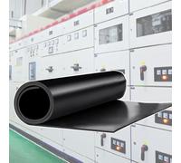 Esterilla Aislante Antideslizante Alta Tensión, Esterilla Goma A Prueba Descargas Eléctricas, Easy To Clean, para Cubrir El Suelo En Proyectos De Ingeniería(2mm/0.07in)