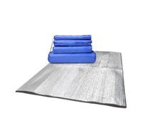 Esterilla Aislante De Aluminio 1 Alfombrilla de Aluminio for Exteriores, Resistente a la Humedad, Impermeable y a Prueba Polvo, Ideal for Camping Picnic Esterilla Suelo Caravana(39.37x78.74inch)