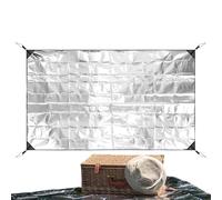 Esterilla aislante de espuma de camping de lámina, esterilla aislante para camping, lámina de aluminio, espuma de doble cara, impermeable, para tienda de dormir, aislante del calor