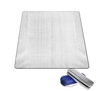 Esterilla aislante de espuma y película, 200 x 200 cm, manta de picnic impermeable para senderismo, festival, hogar, coche, salón, dormitorio, estudio