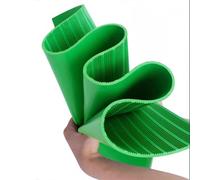 Esterilla Aislante de Goma 3/5 / 6/8 / 10 mm de Grosor Alfombrilla de Goma Aislante, Alfombrilla Aislante para Suelo, Almohadilla de Seguridad para Caja de Fusibles(Green,1mx1mx8mm (3'x3'x5/16))