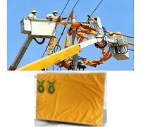 Esterilla Aislante Esterilla Aislante Amarilla, láminas de Espuma Aislante Autoadhesivas para Manualidades con Pinzas aislantes, Almohadilla Recortable(0.4KV,40cmx50cm (16inx20in))