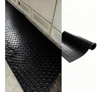 Esterilla Aislante Tapete Aislante Antideslizante de Alta Resistencia, Almohadilla Goma eléctrica, Almohadillas aislantes Espiga roja(Black,3mmx1.5mx10m (0.1inx59inx394in))