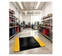 Esterilla antiestática y antifatiga, Alfombra Taller mecanico,Antideslizante Alfombrilla para Trabajo de pie,para jornadas laborales extensas(Black 2,60x120 cm)