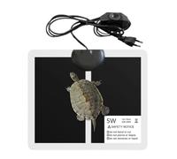 Esterilla Calefactora para Reptiles 5 Vatios Manta Calefactora De Terrario | Almohadilla Calefactora para Tanque de Serpientes Anfibios, Serpientes, Lagartos, Camaleones, Dragón Barbudo, Tortugas