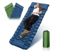 Esterilla Camping Colchón Autoinflable Doble Cara Colchoneta de Camping Inflable Colchonetas para Dormir Portátil Esterilla Hinchable para Viajes, Exteriores, Senderismo, Playa, Tienda Individual