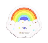 Esterilla de aspersión de agua, alfombrilla de PVC para juegos de agua para niños pequeños, juguete interactivo portátil para exteriores, para jardín, camping, patio