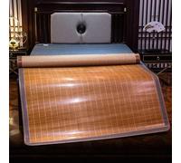 Esterilla de bambú para Dormir, colchón refrescante, colchón de ratán Tradicional Chino para Verano, Plegable y Transpirable para Cama Individual o Doble.
