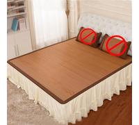 Esterilla de bambú refrescante para Cama, Esterilla de bambú para Dormir en Verano, Esterilla de Aire Acondicionado de Doble Cara, Esterilla de ratán refrescante