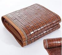 Esterilla de bambú refrescante para Dormir - Esterilla de ratán Transpirable para un sueño Confortable - Cubrecolchón Ideal para el Verano, 200x200cm (78.7x78.7in)