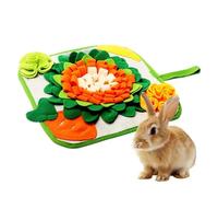 Esterilla de búsqueda de comida para animales pequeños, 30 x 30 cm, ayuda interactiva para el aprendizaje, material de fieltro, aumento de la concentración, solución de empleo, hogar