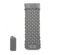 Esterilla De Camping Autoinflable - Ligera Portátil Impermeable Y Cómoda, Se Puede Unir Formar Una Cama Doble E Ideal para Senderismo, Aventuras Al Aire Libre Y Viajes,Grey-190 * 58 * 5cm