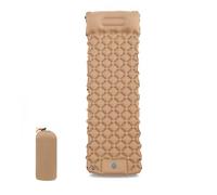Esterilla De Camping Autoinflable - Ligera Portátil Impermeable Y Cómoda, Se Puede Unir Formar Una Cama Doble E Ideal para Senderismo, Aventuras Al Aire Libre Y Viajes,Yellow-190 * 58 * 5cm