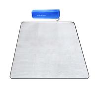 Esterilla de camping con láminas de aluminio para camping, esterilla de aislamiento portátil, lámina de aluminio portátil, alfombrilla de picnic impermeable para camping, escalada en césped, esterilla