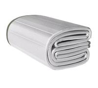 Esterilla de Camping de Aluminio, Estera de Camping de Doble Cara de Papel de Aluminio de 9 mm, Aislante, Plegable, de Varios tamaños(1.8m x 2m)