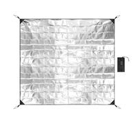 Esterilla de Camping de Aluminio, Estera de Camping Papel de Aluminio Película de Doble Cara 70-180x200cm(180x200cm)