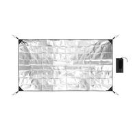 Esterilla de Camping de Aluminio, Estera de Camping Papel de Aluminio Película de Doble Cara 70-180x200cm(125x200cm)