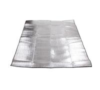 Esterilla de Camping de Aluminio, Tamaños múltiples de la Comida campestre de Plata a Prueba de Humedad de la Estera Que acampa del Papel de Aluminio al Aire Libre(200 x 200cm)