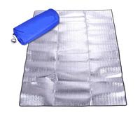 Esterilla De Camping De LáMina De Aluminio Colchoneta de Espuma EVA for Picnic, for Acampar al Aire Libre, con Aislamiento Aluminio, for Dormir en la Playa(240x240)