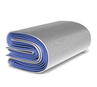 Esterilla de Camping de Lámina de Aluminio Ultraligera Plegable, para Tienda de Campaña para Dormir, Aislante del Calor, 4 mm de Grosor Manta Aislante Ultraligera(2m x 2m)
