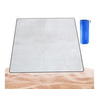 Esterilla de camping lámina de espuma | base impermeable para tienda de campaña - Manta térmica de aluminio - para excursionistas mujeres hombres trekking festival picnic montañismo jardín parque