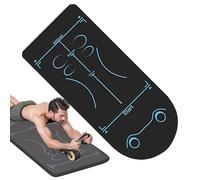 Esterilla De Ejercicio - Tela Técnica, 59 Pulgadas, Esterilla De Yoga, Acolchada | Superficie Antideslizante Para Arrodillarse, Almohadilla De Yoga Para Entrenamientos En Casa, Ejercicios Básicos, Gim