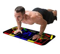 Esterilla de entrenamiento de fuerza Push Up | Alfombrilla de fitness antideslizante para fitness