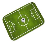 Esterilla de entrenamiento de fútbol Alfombra de fútbol franela, lavable, antideslizante, for el suelo del campo, para hogar y la sala estar(60x90cm)