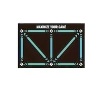 Esterilla de entrenamiento de fútbol Tapete de entrenamiento juego pies fútbol, control del balón, amortiguación silenciosa for en casa, mejora sentido(S size 40X60CM)