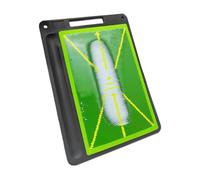 Esterilla de entrenamiento de golf - Esterillas de golf, equipo de práctica de reconocimiento de caminos, esterilla de entrenamiento con bandeja de pelota integrada, para hombres y mujeres, interior